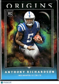 Anthony Richardson 2023 Origins Teal Rookie RC 44/50 Indianapolis Colts