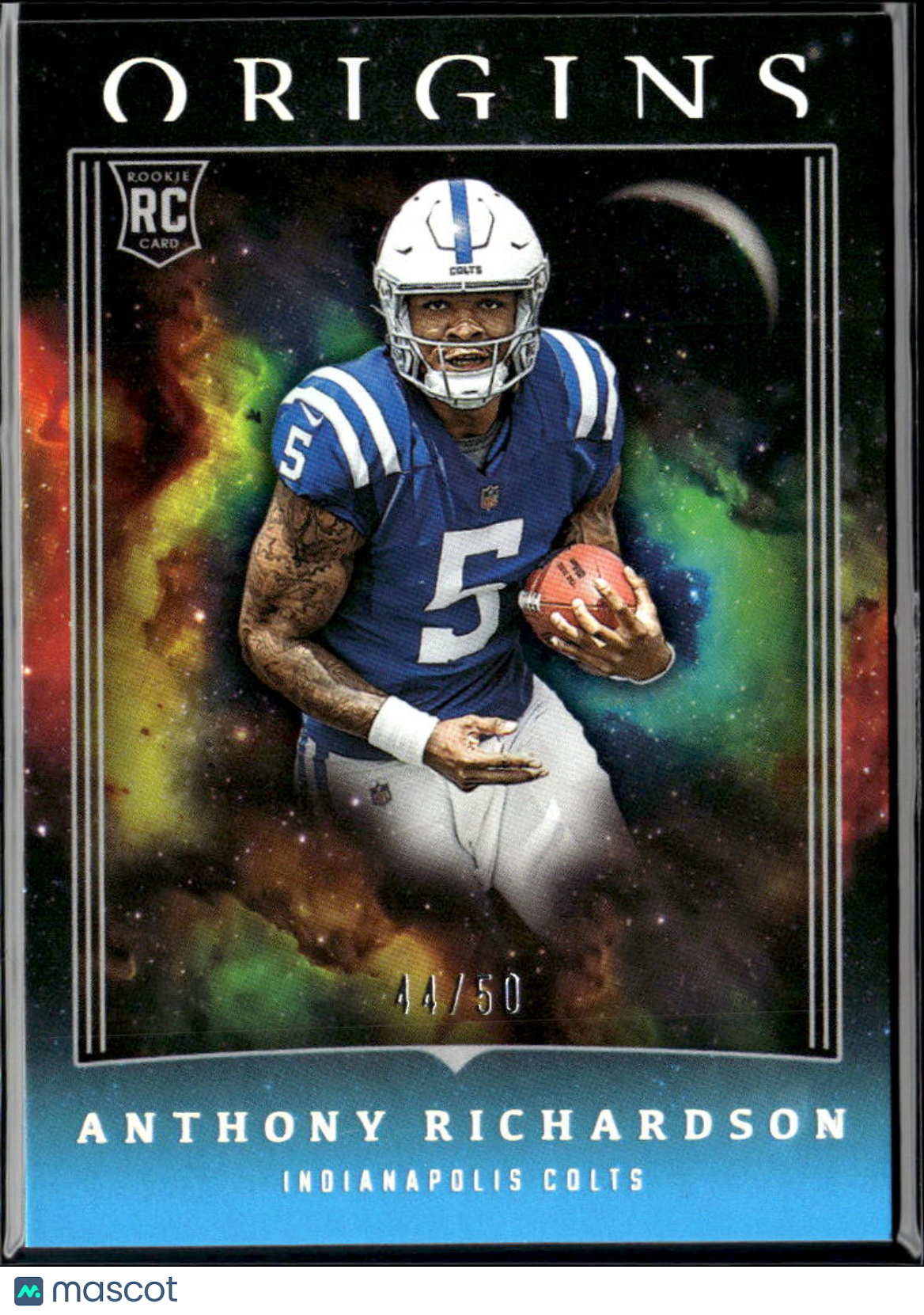 Anthony Richardson 2023 Origins Teal Rookie RC 44/50 Indianapolis Colts