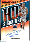Tony Parker 2018-19 NBA Hoops Hot Signatures Auto Autograph Spurs Hornets