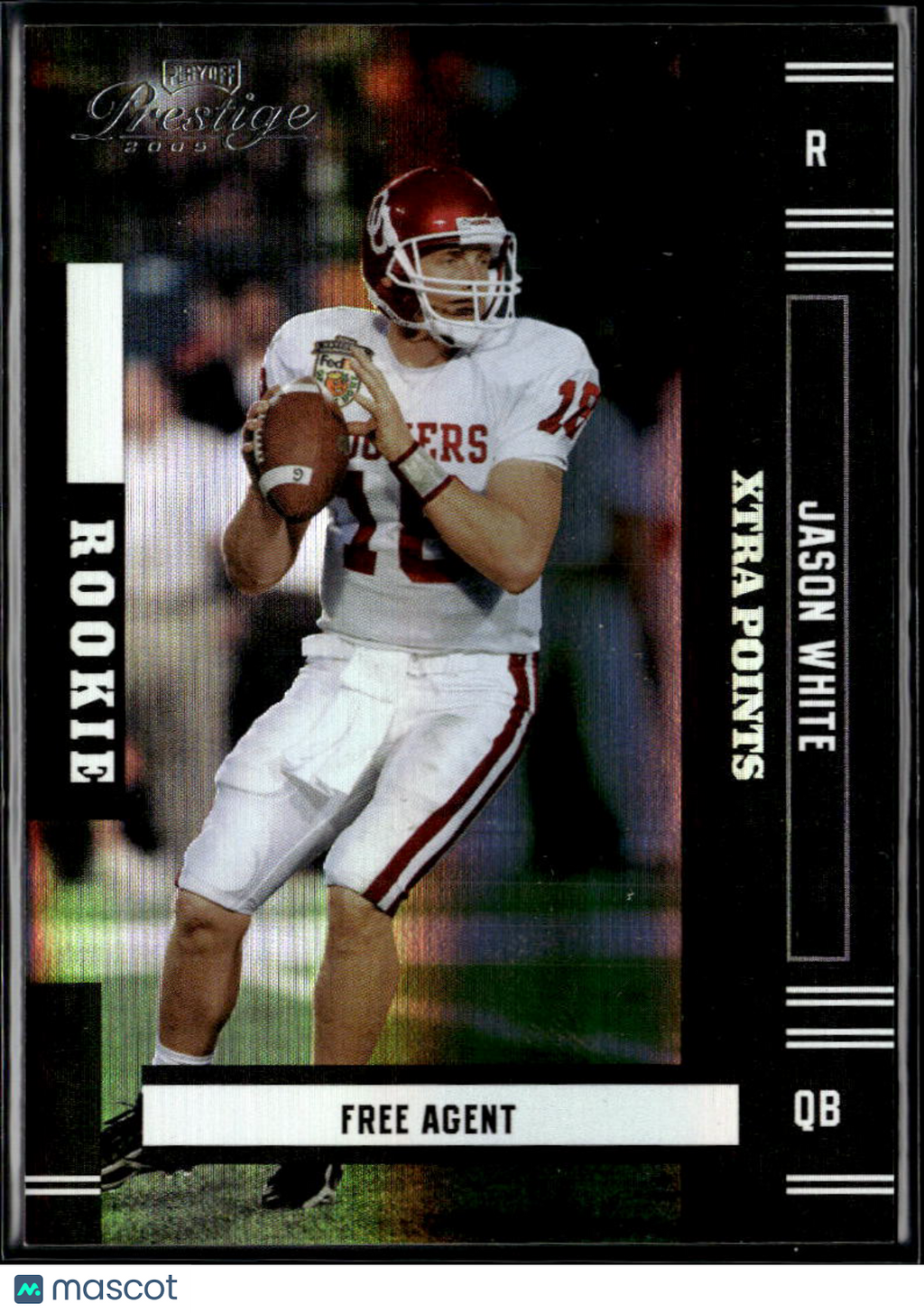 Jason White 2005 Playoff Prestige Black Xtra Points RC Oklahoma Sooners 12/25