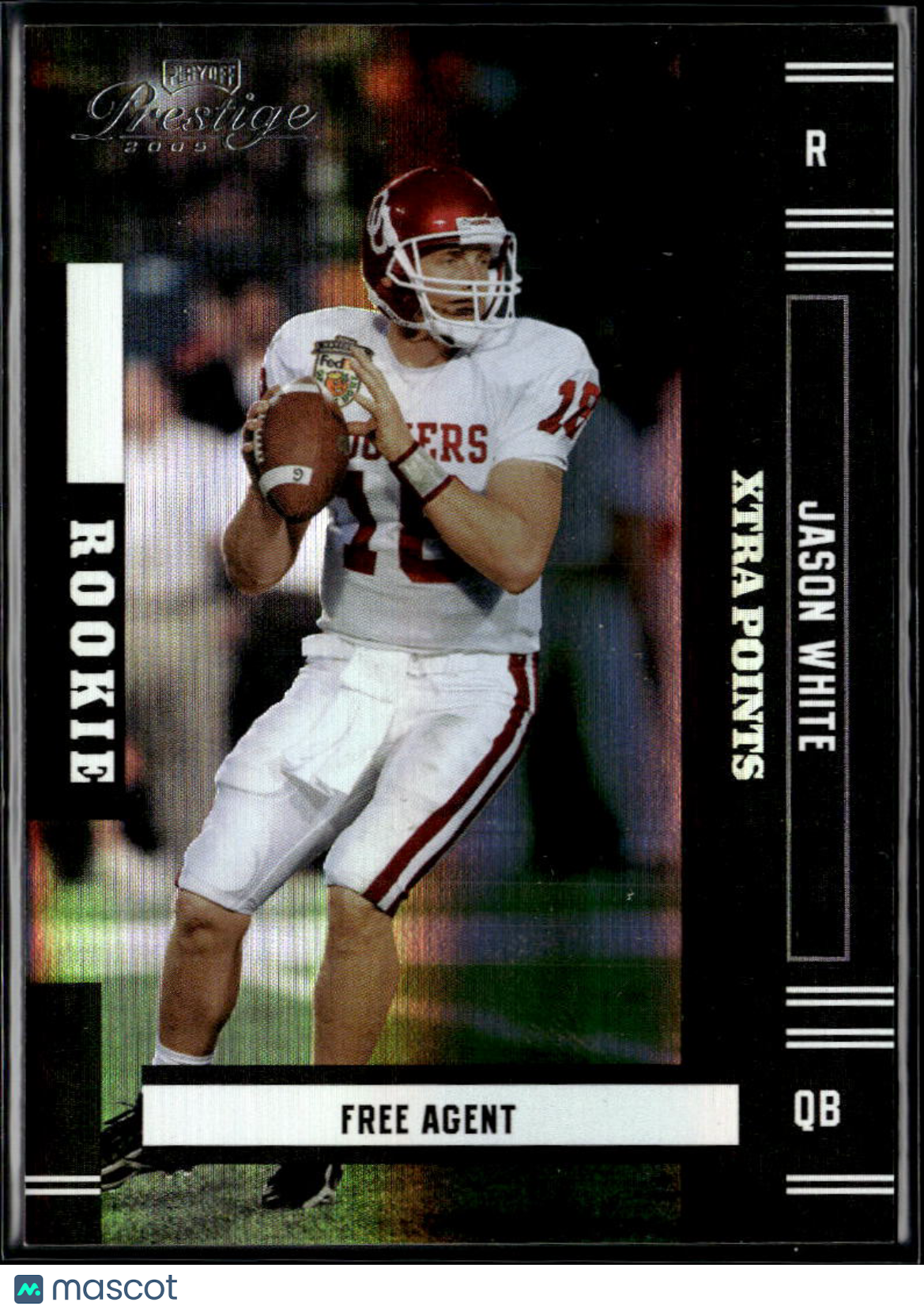 Jason White 2005 Playoff Prestige Black Xtra Points RC Oklahoma Sooners 12/25