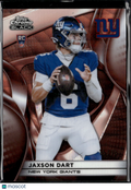 Jaxson Dart 2025 Topps Chrome Black Rose Gold Rookie RC 15/15 New York Giants