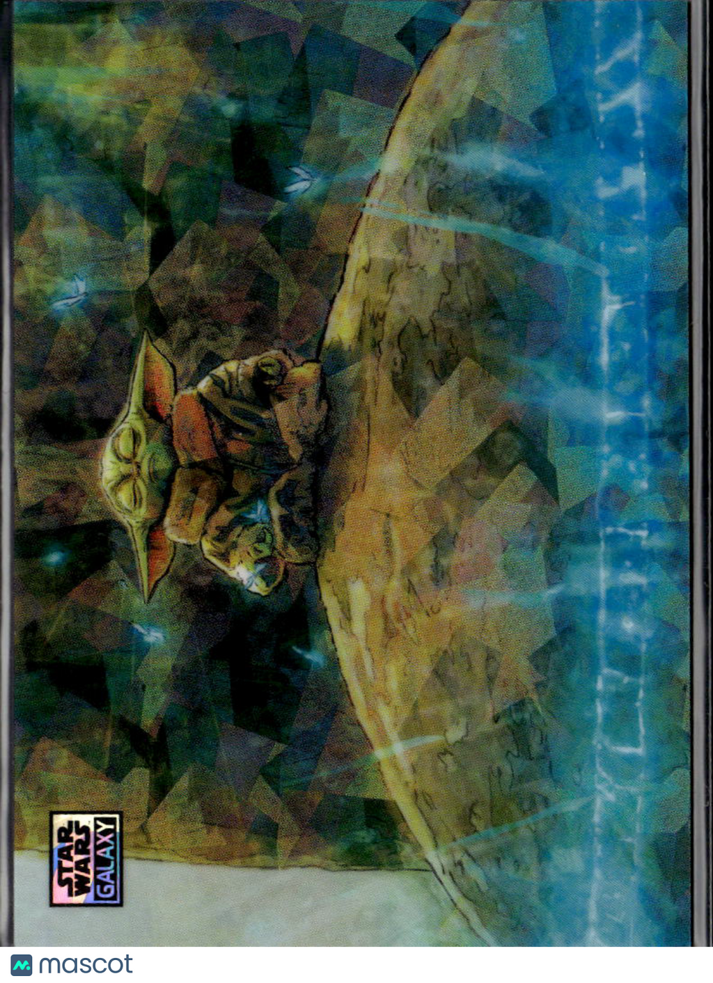 Grogu Reaches Out 2026 Topps Star Wars Galaxy Atomic Refractor 73/150 #100