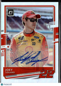 Joey Logano 2021 Optic Holo Auto Autograph NASCAR Team Penske