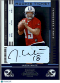 Jason White 2005 Playoff Contenders Auto Autograph RC Tennessee Titans