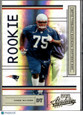 Vince Wilfork 2004 Playoff Absolute Rookie RC 182/750 New England Patriots