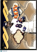 Shannon Sharpe 2001 Topps Game Used Super Bowl Bunting Patch Baltimore Ravens