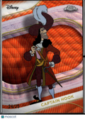 Captain Hook 2025 Topps Chrome Disney Orange Wave Refractor 24/25 #160