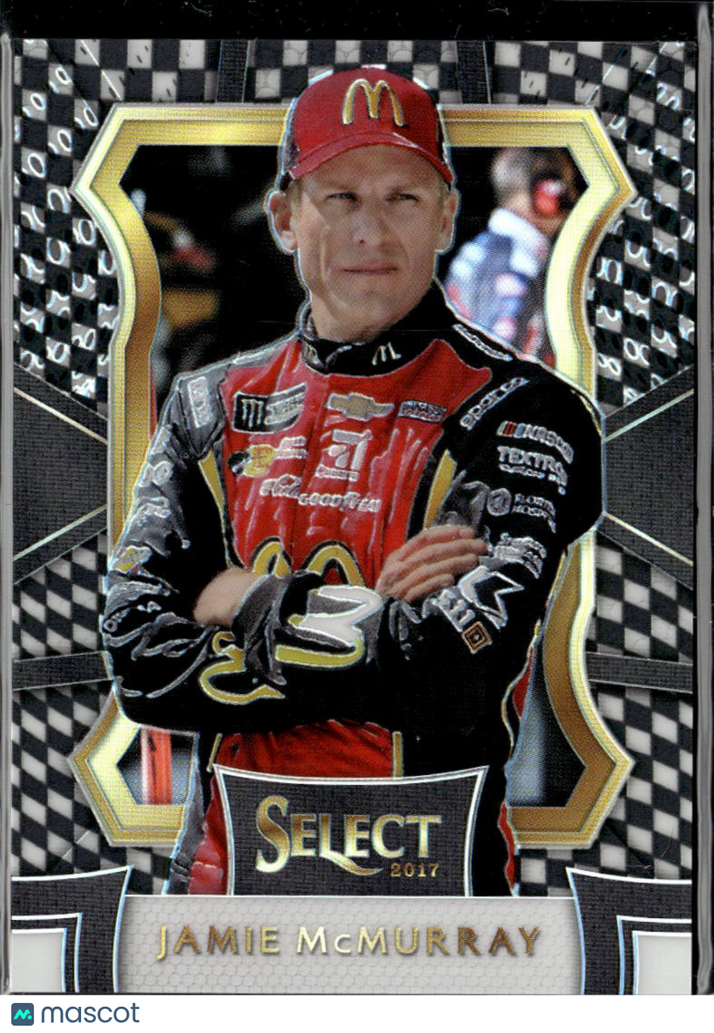 Jamie McMurray 2017 Select Racing Grandstand Prizm 1/1 NASCAR