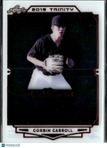 Corbin Carroll 2019 Leaf Trinity Auto Autograph RC Rookie Arizona Diamondbacks