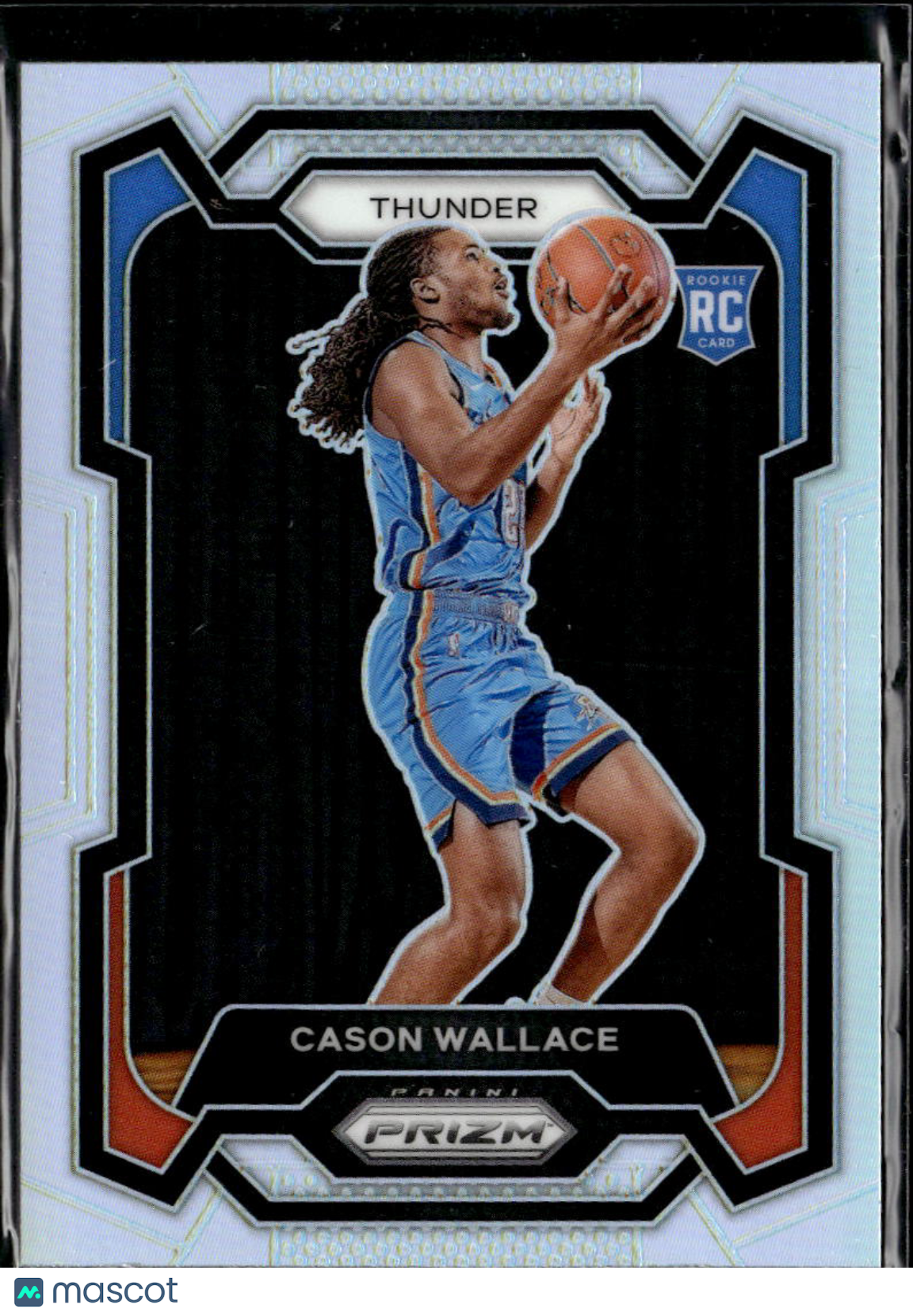 Cason Wallace 2023-24 Prizm Silver Prizm Rookie RC Oklahoma City Thunder