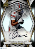 Chris Olave 2022 Bowman University Auto Autograph RC 5/99 Ohio State Saints