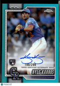 Kyle Karros 2026 Topps Chrome Auto Autograph RC 188/299 Colorado Rockies