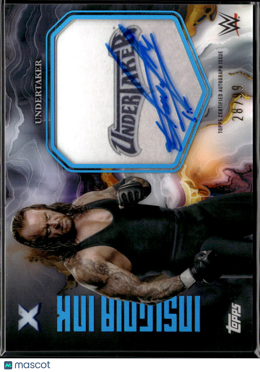 Undertaker 2025 Topps Exalted WWE Insignia Ink Auto Autograph 28/99