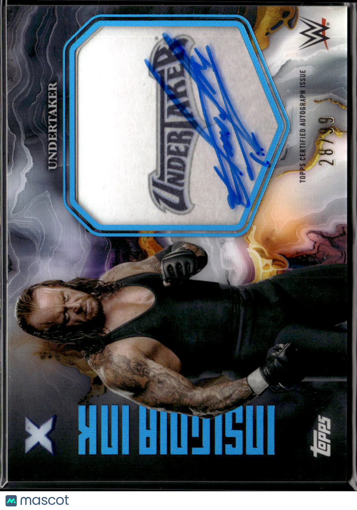 Undertaker 2025 Topps Exalted WWE Insignia Ink Auto Autograph 28/99