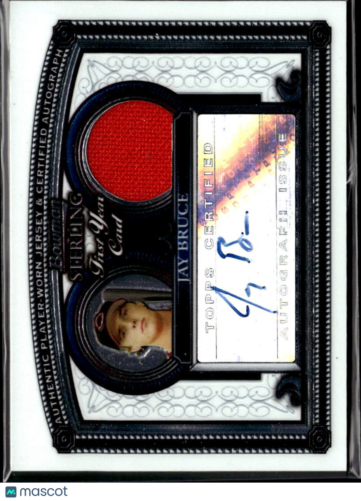 Jay Bruce 2005 Bowman Sterling Auto Autograph Jersey Cincinnati Reds