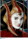 The Queen of Naboo 2026 Topps Star Wars Galaxy Mini Diamond Refractor