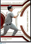 Scott Rolen 2024 National Treasures Game Worn Jersey Patch 82/99 Stl Cardinals
