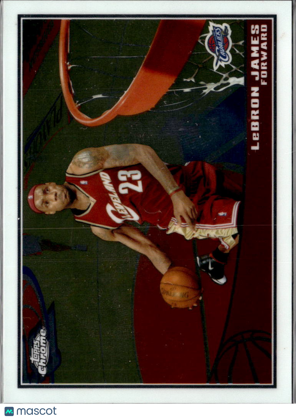 LeBron James 2009-10 Topps Chrome 477/999 #16 Cleveland Cavaliers