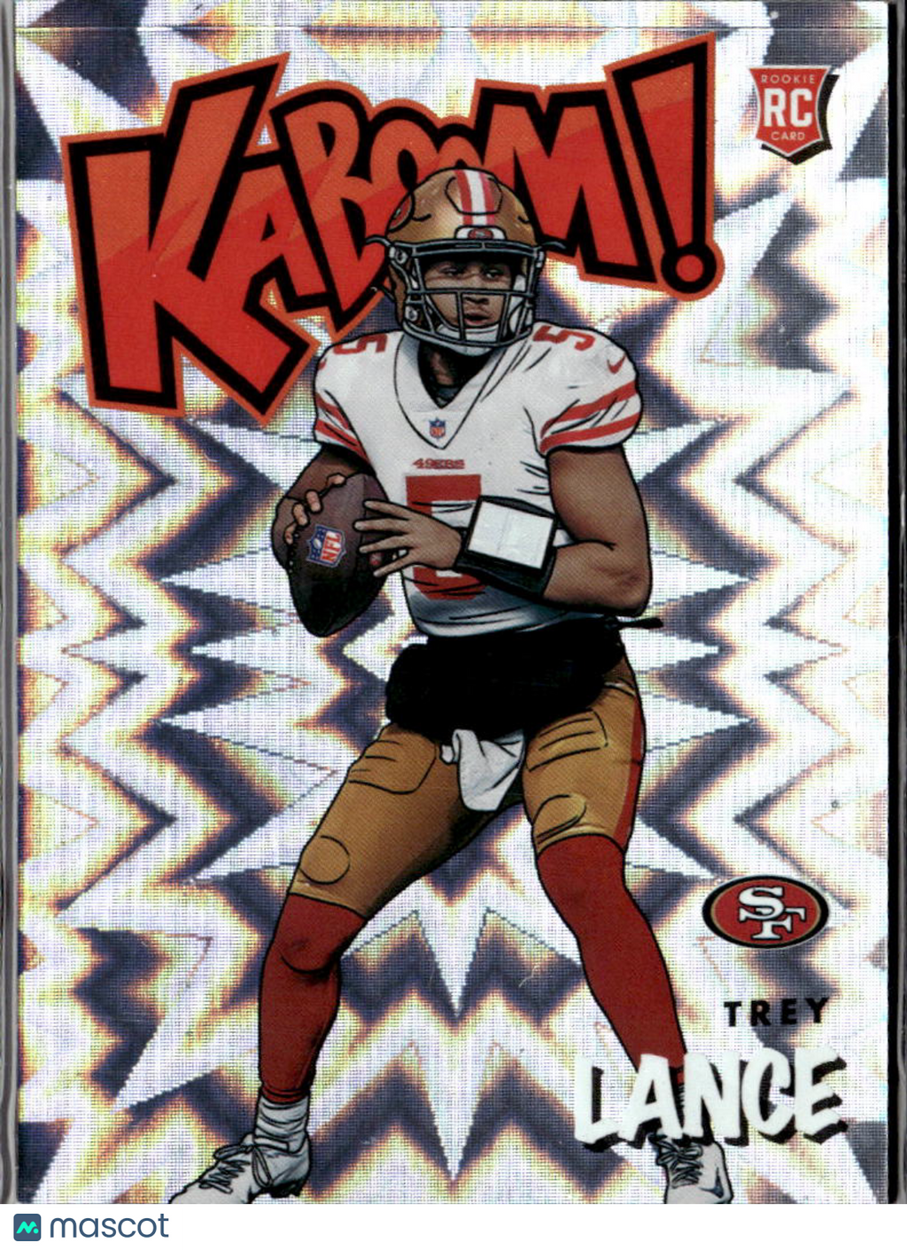 Trey Lance 2021 Absolute KABOOM SSP Rookie RC San Francisco 49ers
