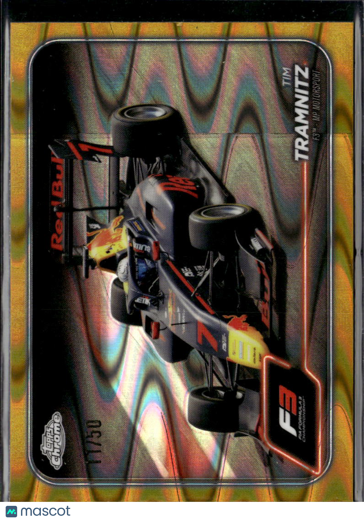 Tim Tramnitz 2024 Topps Chrome F3 GOLD Wave Refractor 11/50 MP Motorsport