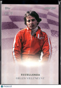 Gilles Villeneuve 2025 Topps F1 Eccellenza Purple 6/50