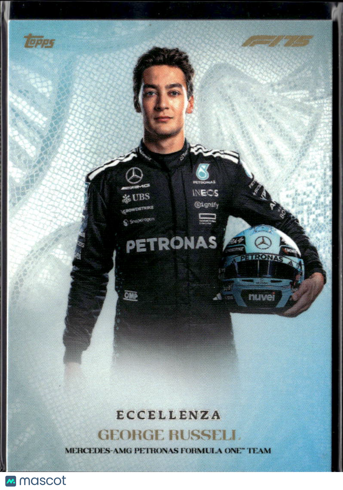 George Russell 2025 Topps F1 Eccellenza Mercedes-AMG Petronas