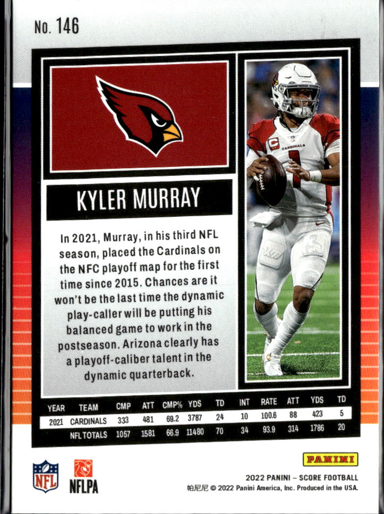Kyler Murray 2022 Score Lenticular SSP CASE HIT Vikings Arizona Cardinals