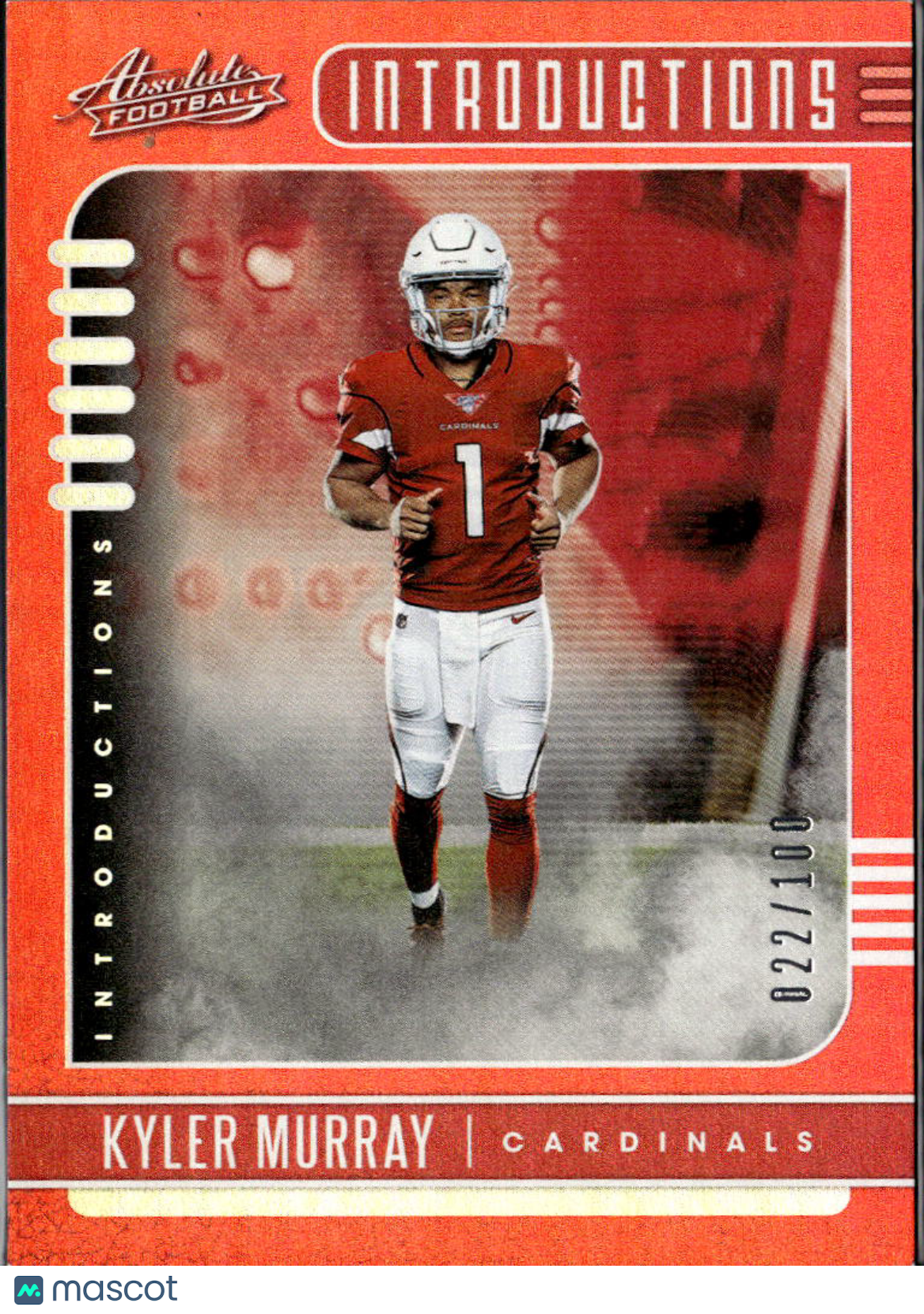 Kyler Murray 2019 Absolute Introductions Red Rookie RC 22/100 Arizona Cardinals