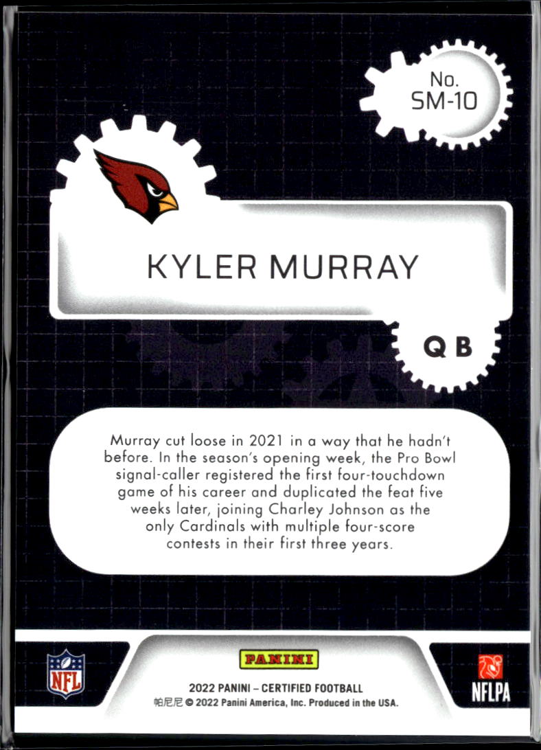 Kyler Murray 2022 Certified Scoring Machines SSP CASE HIT Arizona Cardinals