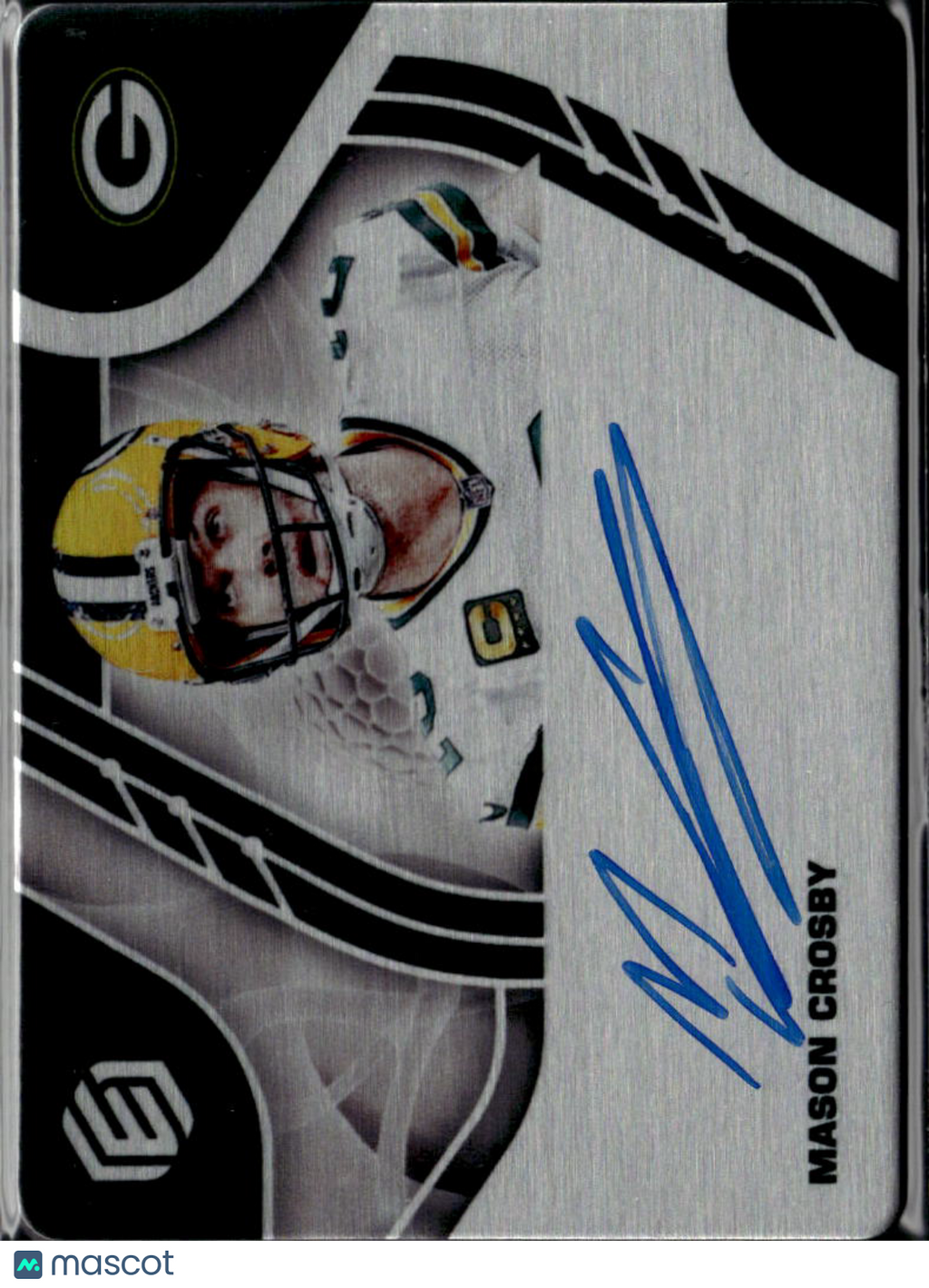 Mason Crosby 2021 Elements Auto Autograph 65/199 Green Bay Packers