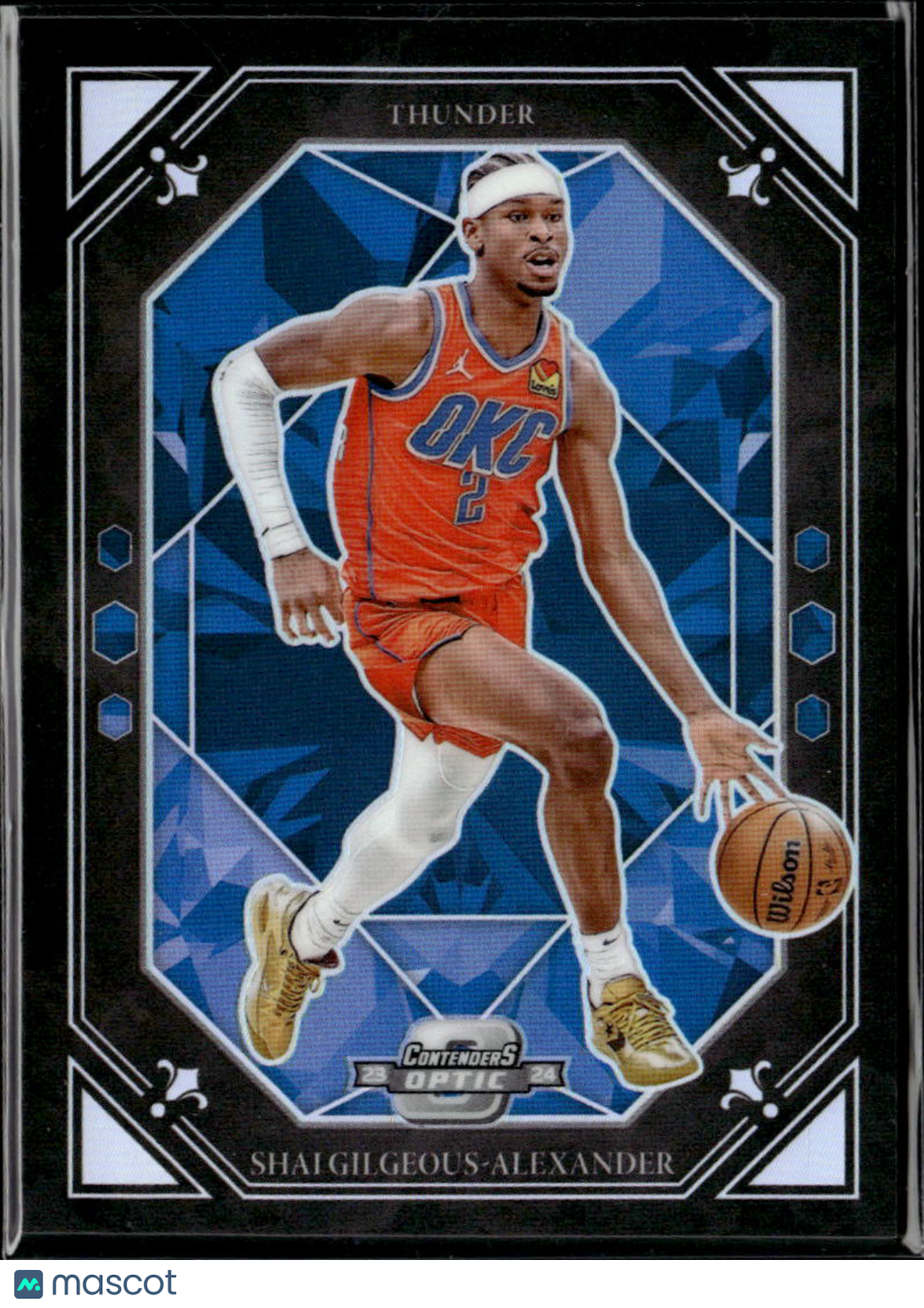 Shai Gilgeous-Alexander 2023-24 Contenders Optic Crown Jewels CASE HIT Thunder