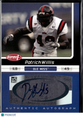 Patrick Willis 2007 SAGE Aspire Auto Autograph Rookie RC SF 49ers Ole Miss