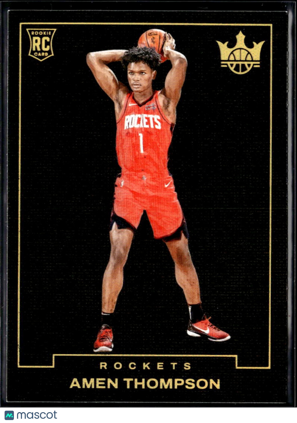 Amen Thompson 2023-24 Court Kings Blank Slate SSP CASE HIT RC Houston Rockets