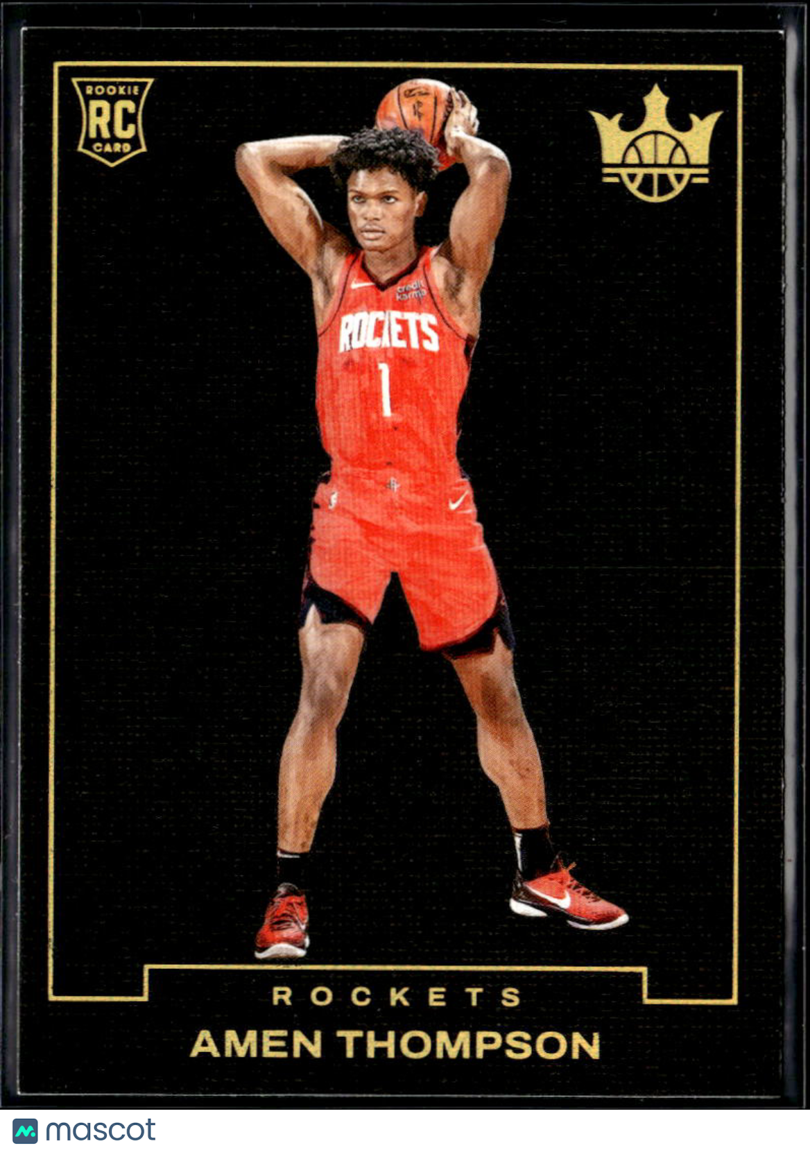 Amen Thompson 2023-24 Court Kings Blank Slate SSP CASE HIT RC Houston Rockets