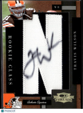 Travis Wilson 2006 Donruss Threads Auto Autograph Letter N Patch 156/180 Browns