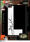 Travis Wilson 2006 Donruss Threads Auto Autograph Letter L Patch 3/180 Browns