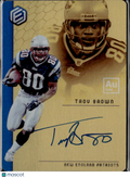 Troy Brown 2018 Elements Auto Autograph GOLD 3/25 New England Patriots