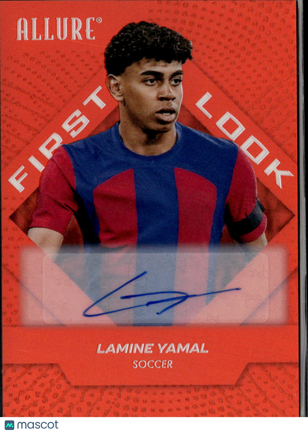 Lamine Yamal 2025 Upper Deck Allure Red Auto Autograph Spain