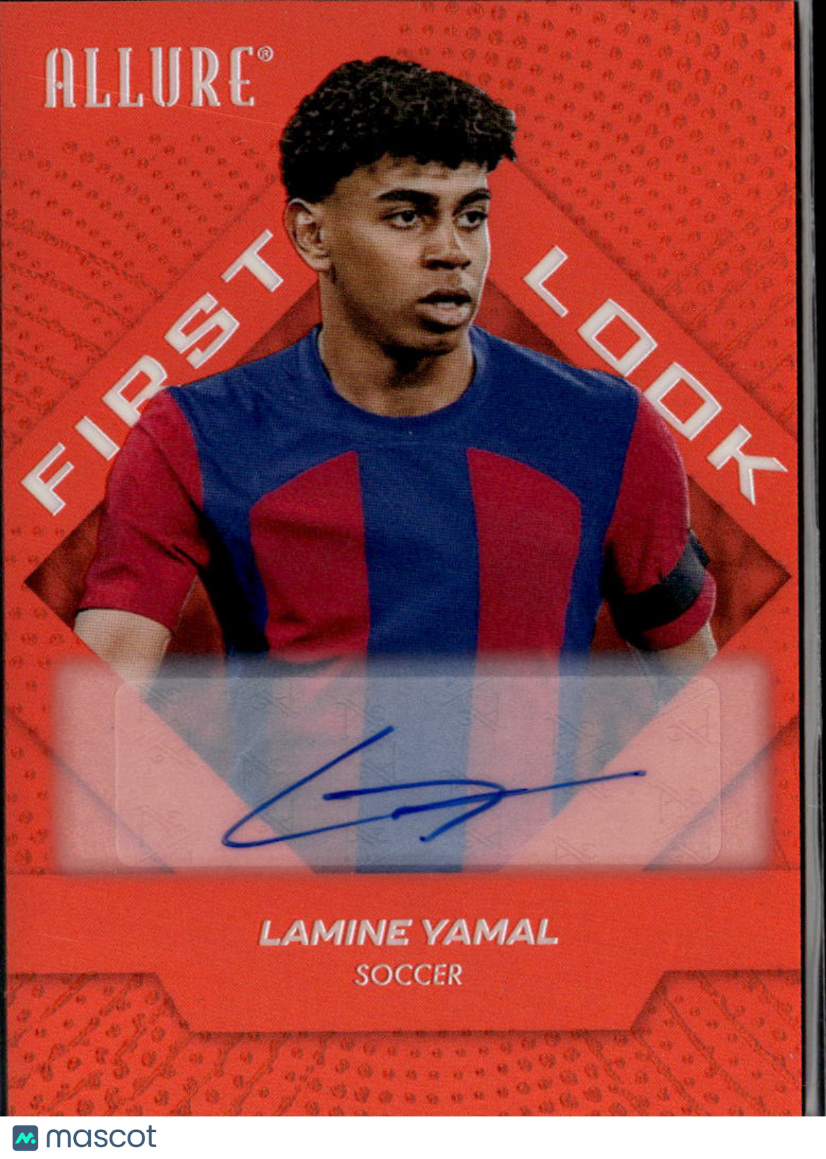 Lamine Yamal 2025 Upper Deck Allure Red Auto Autograph Spain