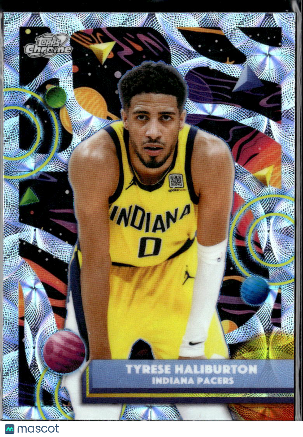 Tyrese Haliburton 2026 Topps Chrome Cosmic Nucleus Refractor SSP Indiana Pacers
