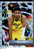 Tyrese Haliburton 2026 Topps Chrome Cosmic Nucleus Refractor SSP Indiana Pacers