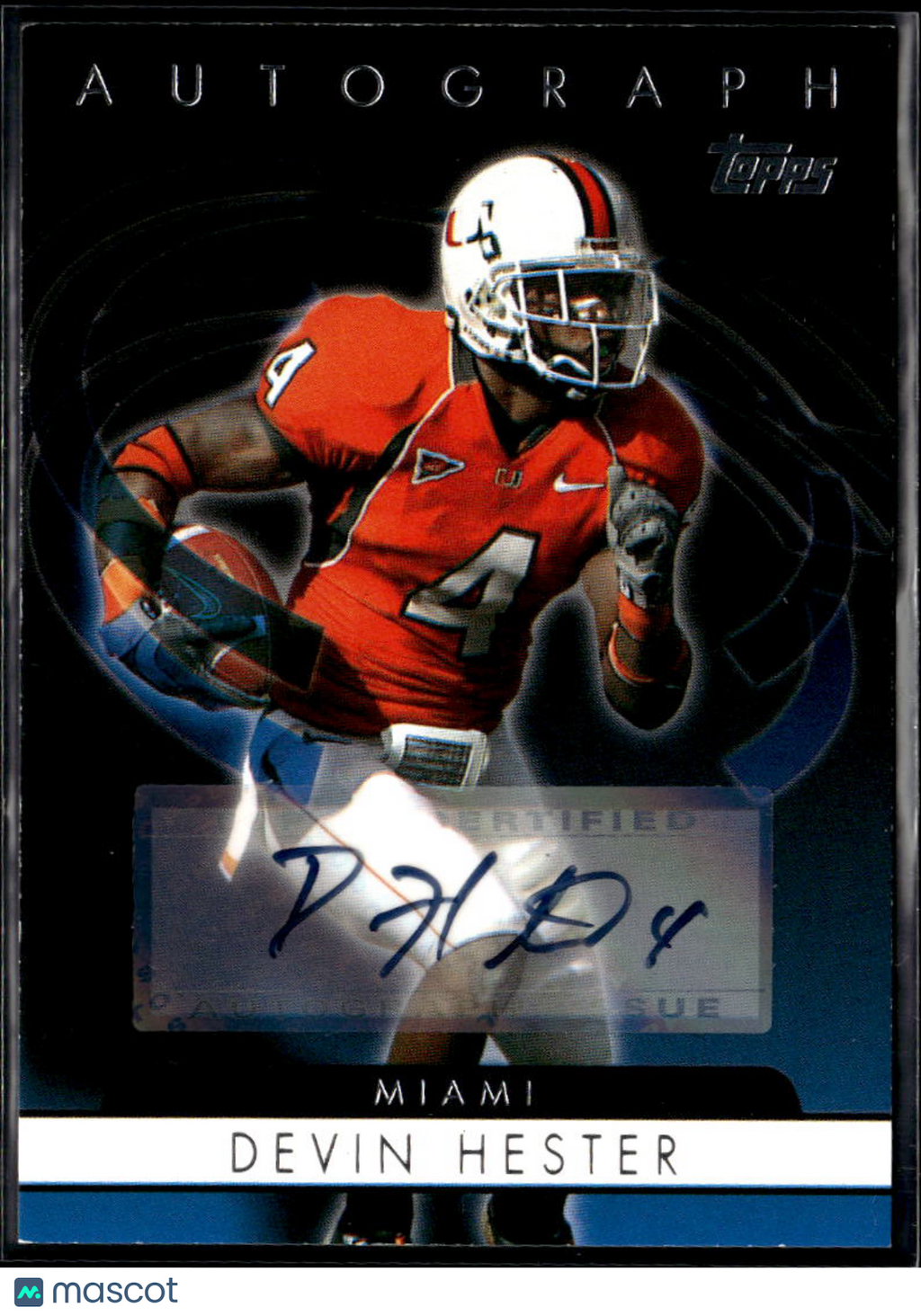 Devin Hester 2006 Topps Auto Autograph Rookie RC Bears Miami Hurricanes