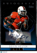 Devin Hester 2006 Topps Auto Autograph Rookie RC Bears Miami Hurricanes