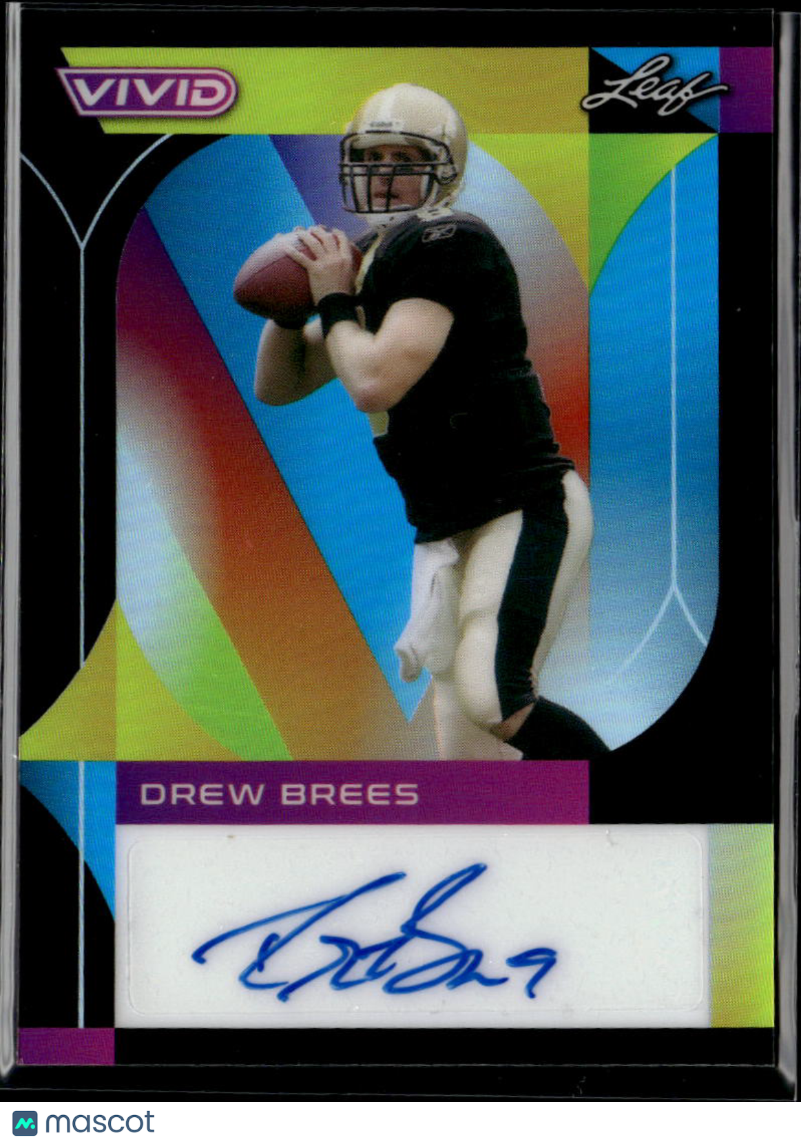 Drew Brees 2023 Leaf Vivid Auto Autograph SSP New Orleans Saints 1/5
