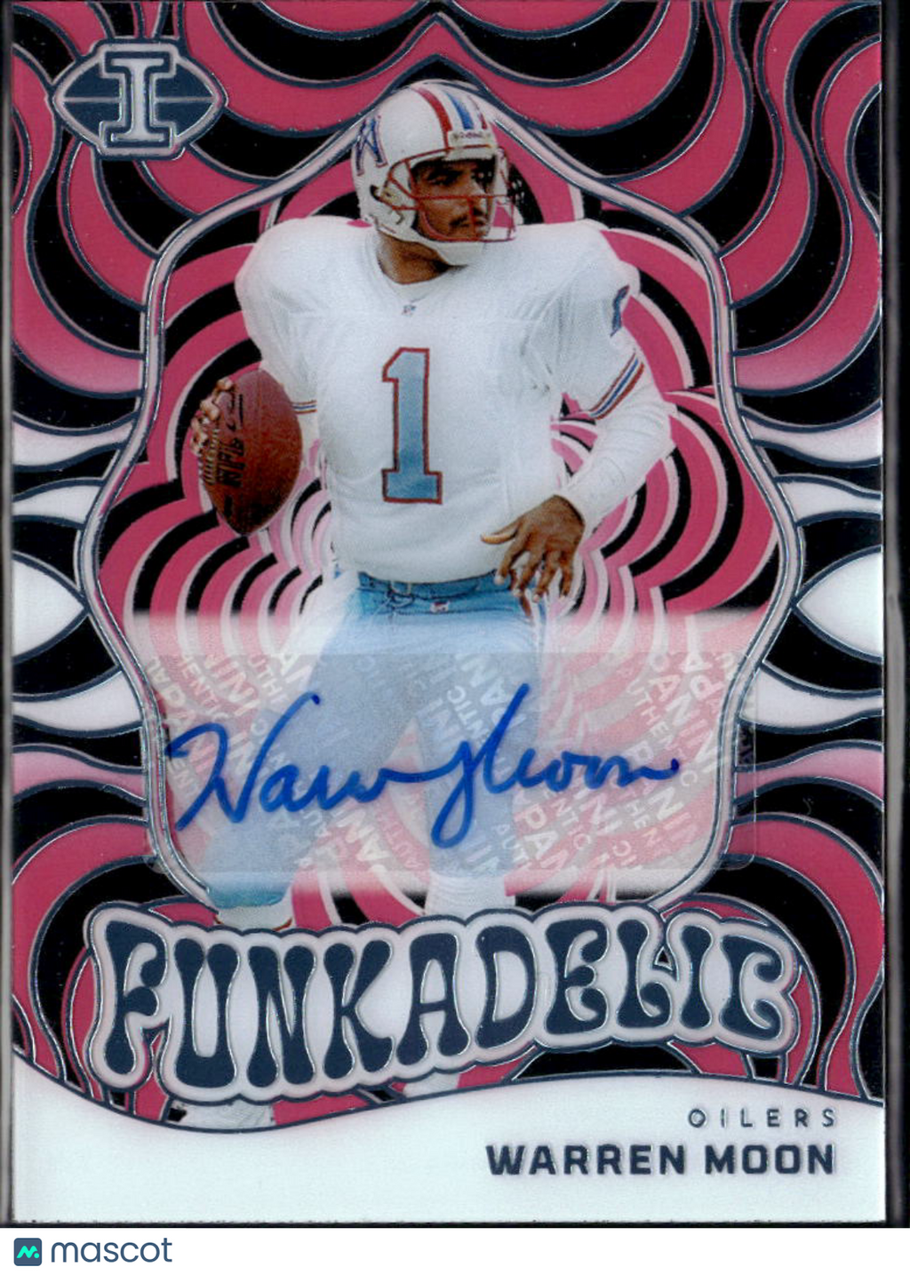 Warren Moon 2023 Illusions Funkadelic Auto Autograph 36/50 Houston Oilers