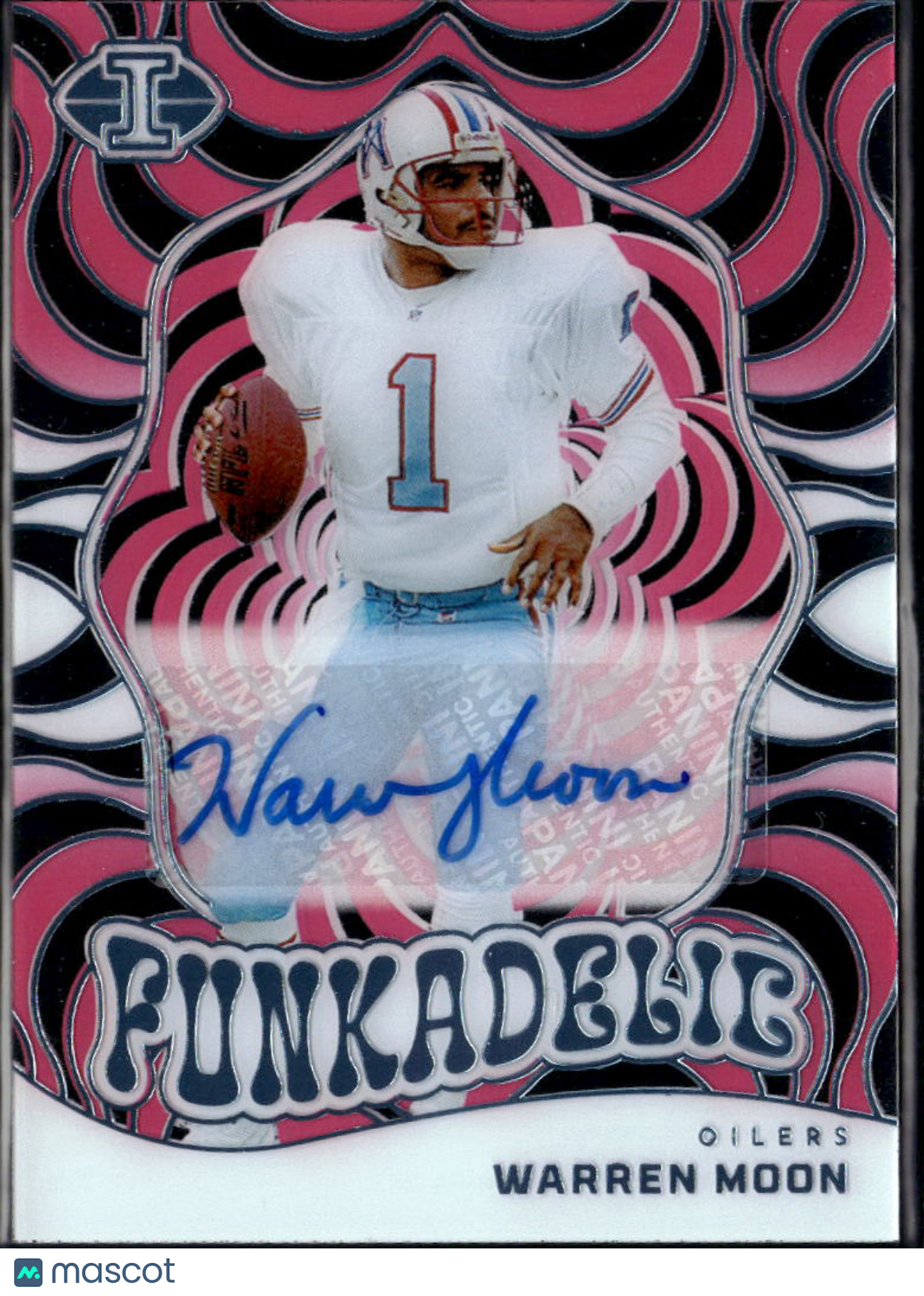 Warren Moon 2023 Illusions Funkadelic Auto Autograph 36/50 Houston Oilers