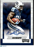 Derrick Henry 2016 Playoff Auto Autograph Rookie RC 43/49 Tennessee Titans