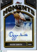 Ozzie Smith 2026 Topps Finest Moments Auto Autograph St. Louis Cardinals