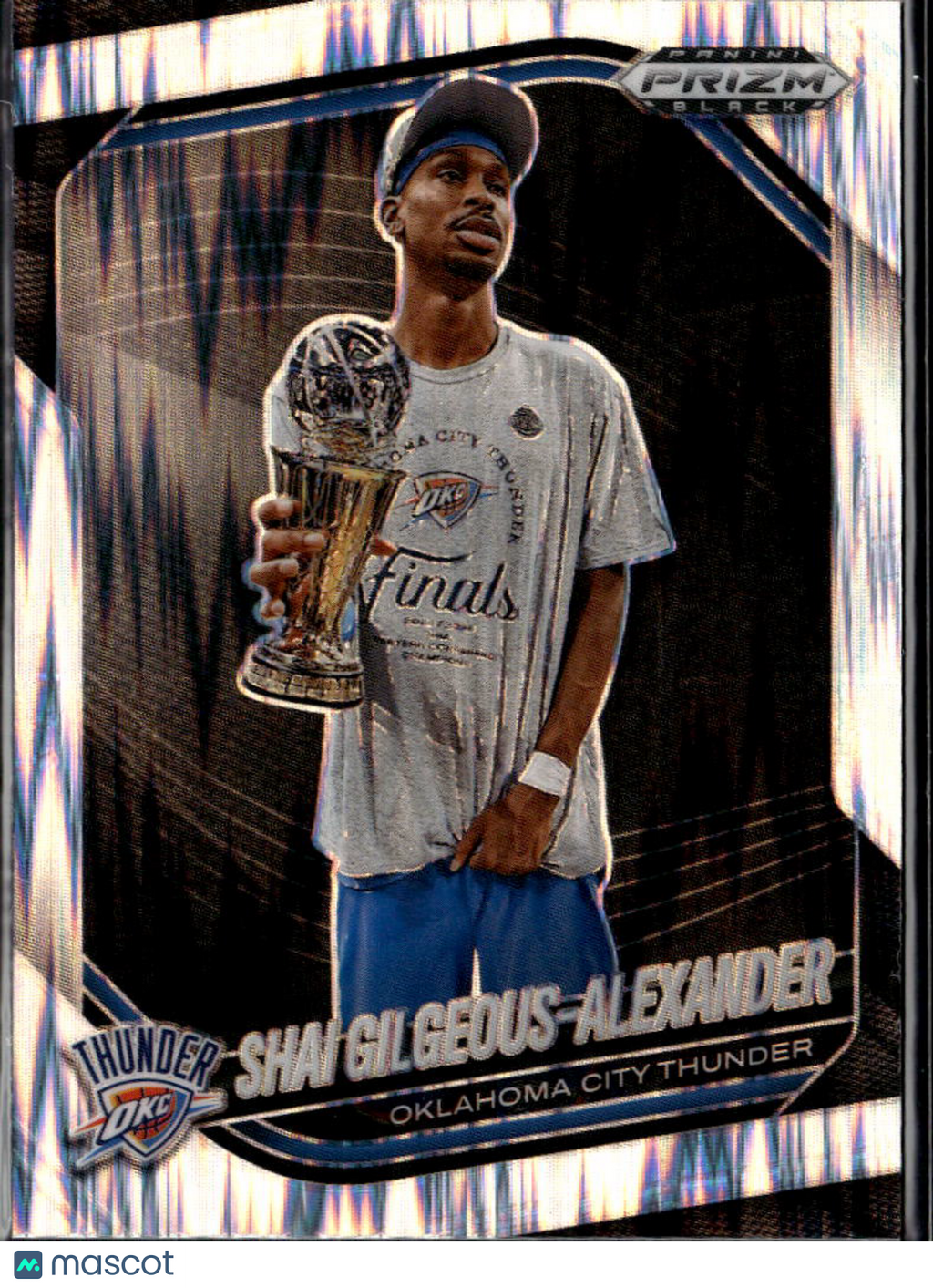Shai Gilgeous-Alexander 2025 Prizm Black Shock 38/249 Oklahoma City Thunder